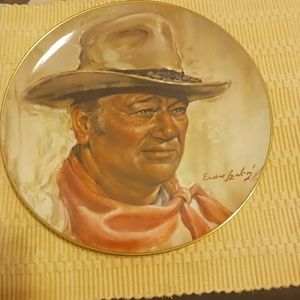 Vintage John Wayne Collectors Plate